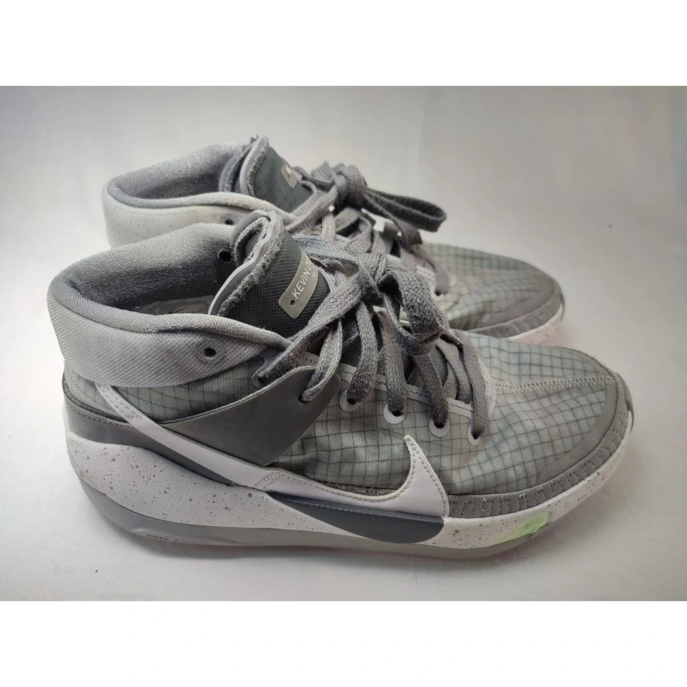Nike KD 13 Cool Grey White Smoke Grey Basketball Mens US 7.5 CK6017-001